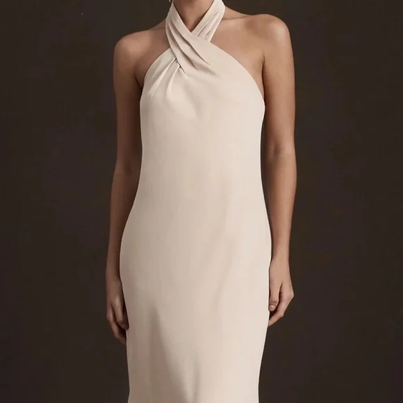 bhldn ruby satin charmeuse dress Bhldn Ruby Satin Charmeuse Dress In Black